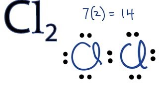 Cl2 Lewis Structure - How to Draw the Dot Structure for Cl2