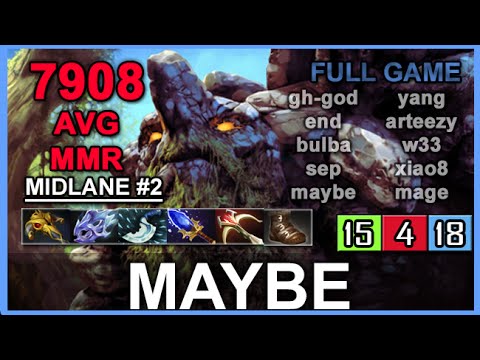 Maybe Tiny | Highest MMR GAME EVER PLAYED 7908 Avg MMR Full Game