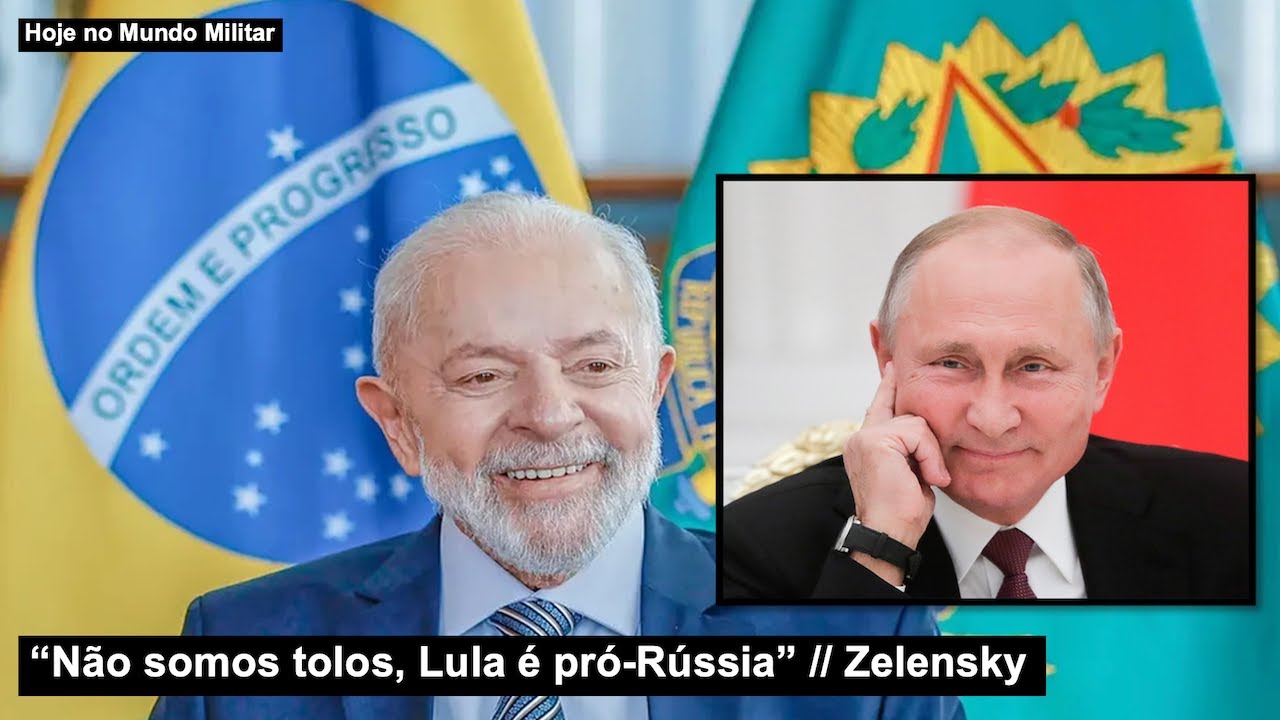 “Não somos tolos, Lula é pró-Rússia” – Zelensky