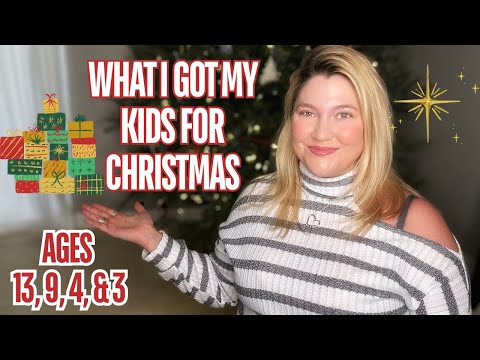 WHAT I GOT MY KIDS FOR CHRISTMAS 2025 | GIFT IDEAS FOR AGES 13, 9, 4 & 3 🎄