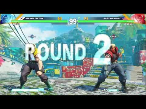 Street Fighter V - Infiltration [Nash] x Nuckledu [Nash] - NCR 2016 - TOP 8