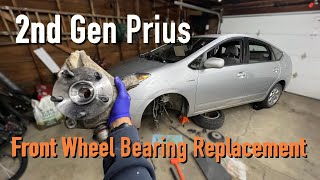 Toyota Prius 2nd Gen Front Wheel Bearing | Garage DIY