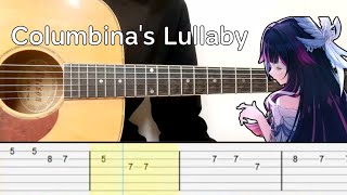 Download lagu Genshin Impact - Columbina's Lullaby (Easy Guitar Tutorial Tabs) Silvermoon Hall Blue 'Luna I' Ost mp3