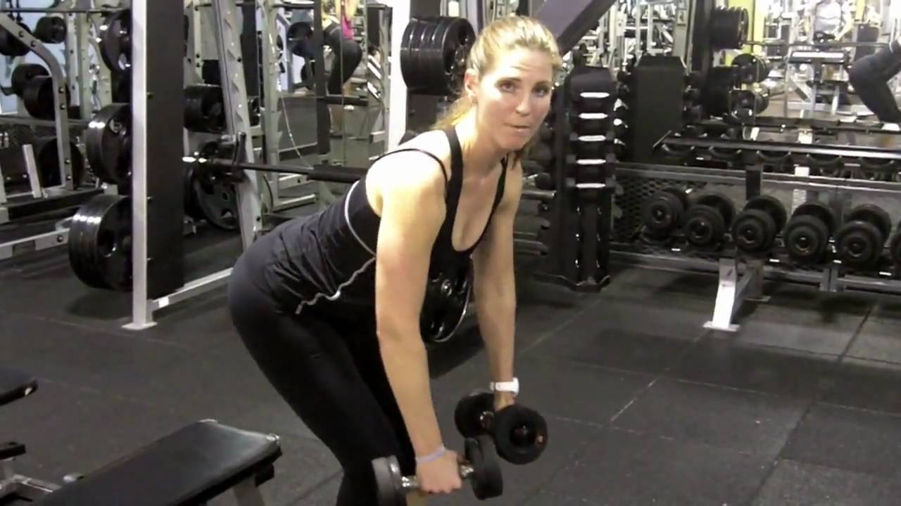 Proper Form For A Bent Over Row - YouTube