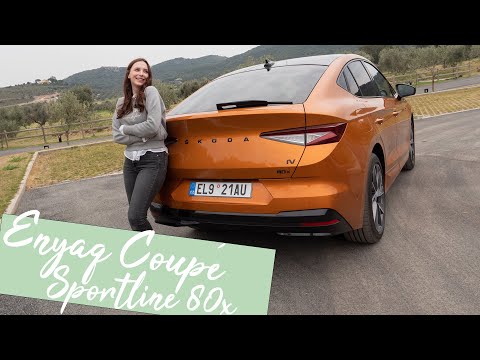 Hübsch(er) und noch praktisch - 🔋 2022 Skoda ENYAQ Coupé Sportline iV 80x [4K] - Autophorie