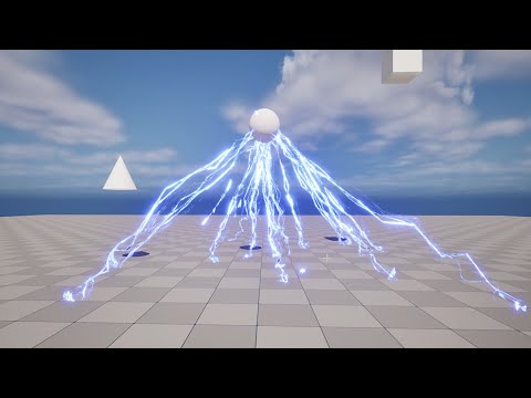 UE5 Niagara Lightning Attach Mesh - Tutorial