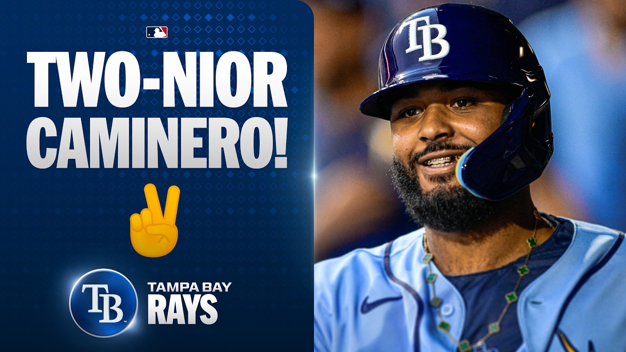 Junior Caminero homers TWICE as he continues to build his MVP case 💪 | MLB Highlights