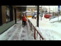 Снег 30,12,2014. Пл. Островского, Макдональдс. 