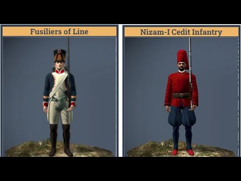 Napoleon: Total War 1vs1: Fusiliers of Line vs Nizam-I Cedit Infantry