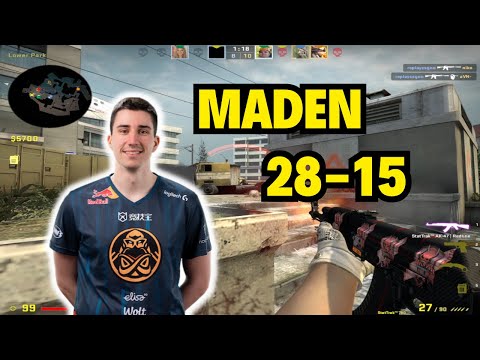 【Maden POV】(28-15) w/NiKo/emi (Overpass) FACEIT Ranked | July 21, 2023