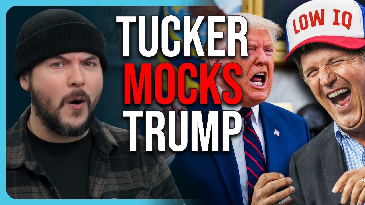Tucker Carlson HITS BACK At Trump After Attacks, Releases Merch To MOCK Trump