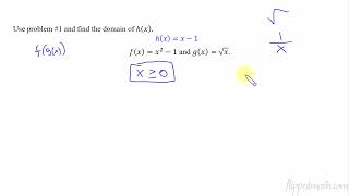 AP Precalculus – 2.7B Composition of Functions