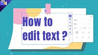 Tutorial: How to edit text？