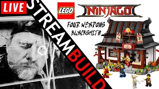 🔴 Building LEGO Ninjago Four Weapons Blacksmith (71858) Live! - Part 2