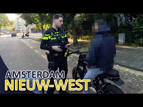 Politie | Valse naam | Verdachte aangehouden | Fatbike | Ongeldig rijbewijs |  Amsterdam