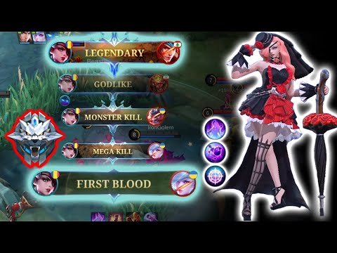 Legendary! Insane DAMAGE! Dangerous love Lesley | Best build 2022 | Lesley gameplay | MLBB | ((4K)