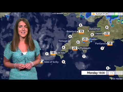 (HD) Alex Osbourne BBC ONE Spotlight weather June 12th 2023 - 60 fps