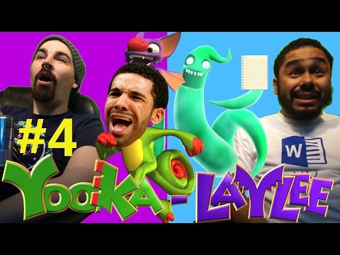 WE FOUND DRAKE'S GHOST WRITER (Yooka-Laylee Gameplay #4)