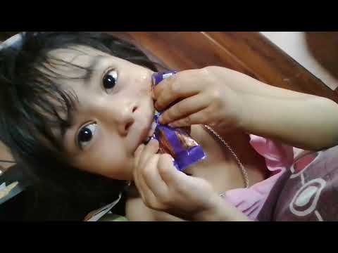 Jigisha chocolate eating