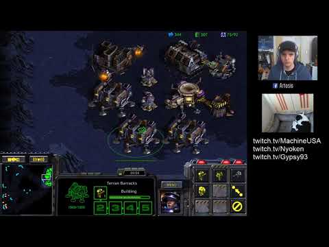 StarCraft Remastered - 1v1 (FPVOD) Artosis (T) vs Machine (Z) Gladiator