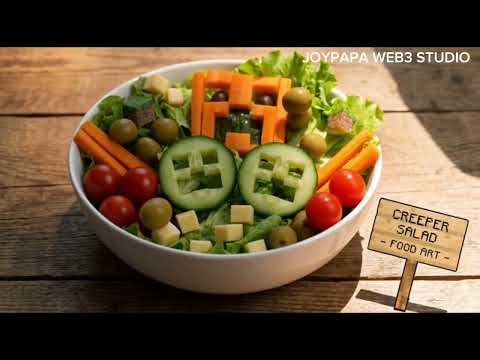 Joypapa web3 studio Minecraft Creeper lime green 252 20  BEB haliphes salad Salted bitcoin New Order
