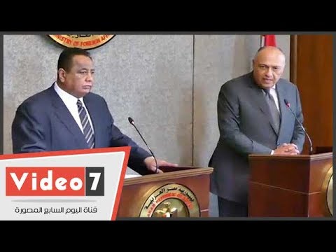 سامح شكرى تفعيل اتصالات القيادات العسكرية والأمنية بين القاهرة والخرطوم