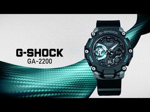 Laikrodis Originalus Casio G-Shock Carbon Core Guard GA-2200-2AER video