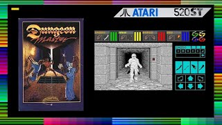 Atari ST Game Review - DUNGEON MASTER