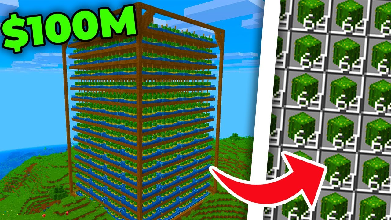 I Made 100M Using Only 1 Cactus (Donut SMP)