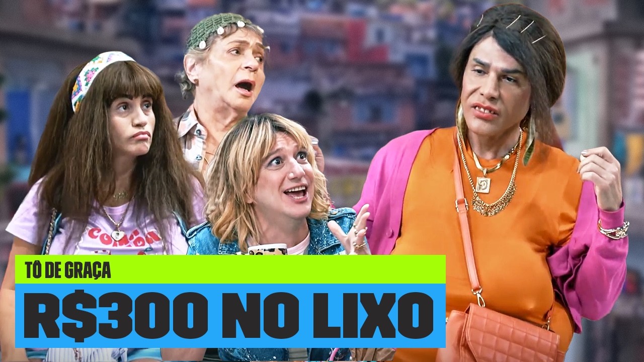 Graça PASSA MAL por JOGAR FORA VASO de 300 reais | Tô de Graça | Temporada 8 | Multishow