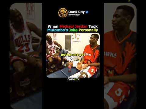 When Michael Jordan Took Mutombo's Joke Personally