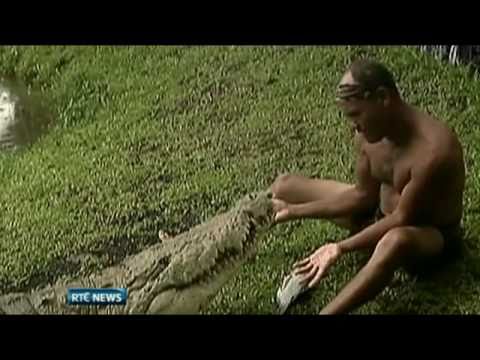 Chito and and his pet Crocodile Pocho