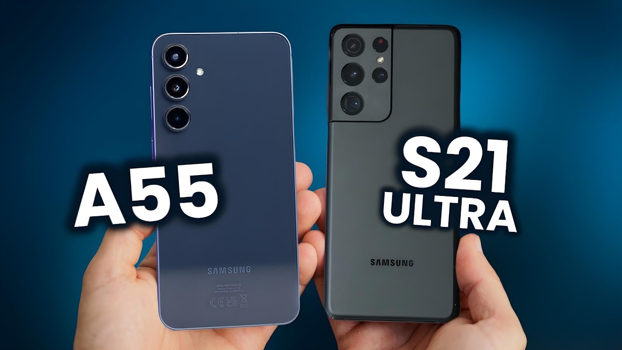 Samsung Galaxy A55 vs S21 Ultra ¿GAMA ALTA antiguo o GAMA MEDIA actual?