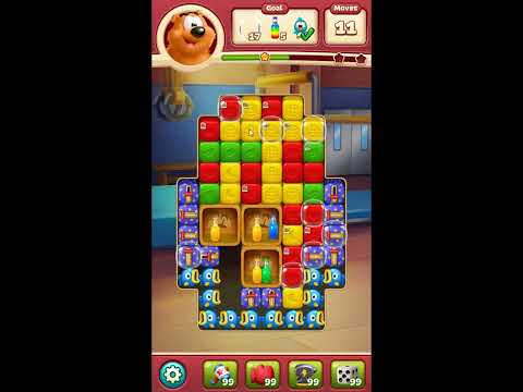 Toon Blast Level 8466 - NO BOOSTERS 🐻🐺🐱 | SKILLGAMING ✔️