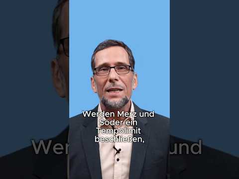 Merz & Söder für Tempolimit? #merz #söder #tempolimit