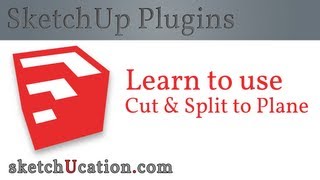 SketchUp Plugin | Cut  & Split to Plane