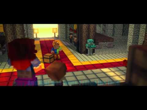Fallen Kingdom Minecraft Music Video With Lyrics on Screen