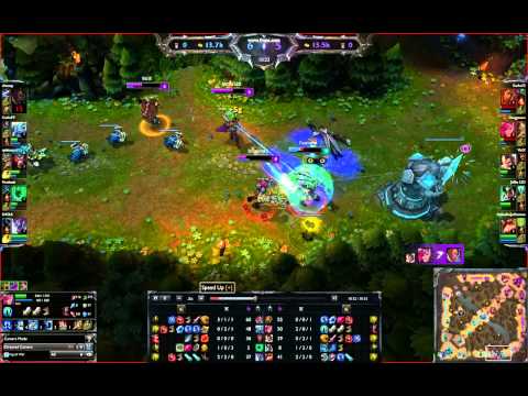 Never dive a Tresh:  Triple Kill !!!