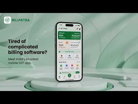 BillPatra: GST Invoice App video thumbnail
