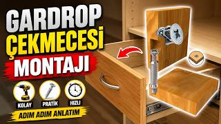 Çekmece Montajı Nasıl Yapılır? Bilyeli ray çalışma prensibi