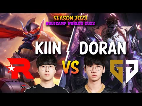 KT Kiin vs GEN Doran - Kiin RUMBLE vs Doran K'SANTE Top - Patch 13.18 KR Ranked