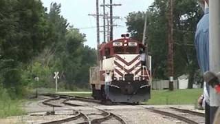 preview picture of video 'Appanoose County, Iowa Train Ride 2009'