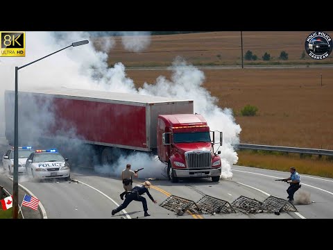 The Most Dangerous Police Chases of Criminals Captured on Dashcam 2025! You'd Think Are Fake! #7