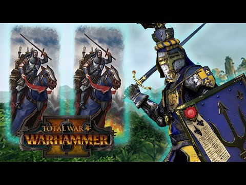 Giving QUESTING KNIGHTS Anti-Large - Bretonnia vs Lizardmen // Total War: Warhammer II Online Battle