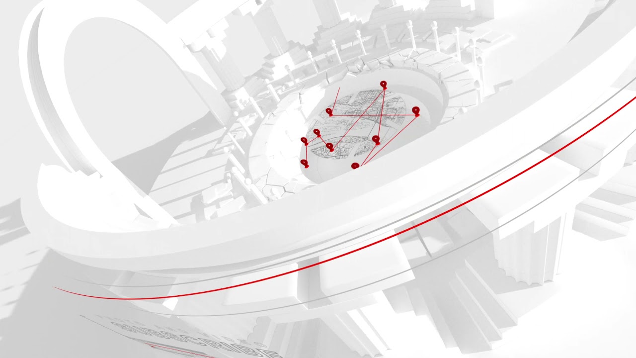 Logo Reveal - Map Template