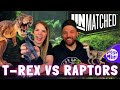 Unmatched Jurassic Park T-Rex vs Raptors | Playthrough | Board Games & Brew