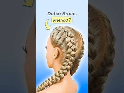 How to Dutch Braid — Method 1 (Clean & Tight)