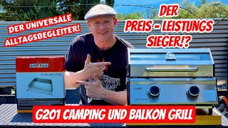 Der Beste Campinggrill !? | Grillfürst G201E 2-Brenner Gasgrill portabel v2 | Grill & Chill