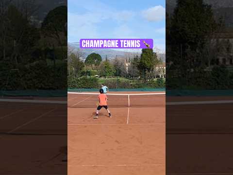 champagne tennis 🍾 #maxencebrgttennis #tennis #match #simple #tournoi