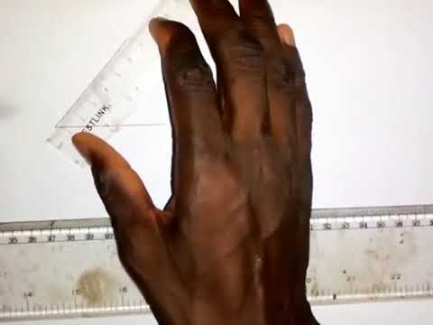 How to Bisect an Angle or divide an angle into Two Equal Parts